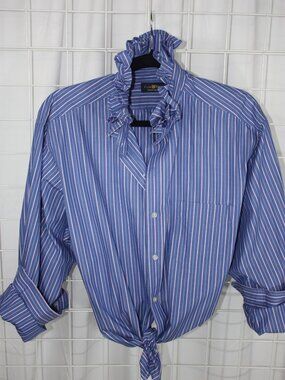 Custom Club Room Ruffle Collar Shirt – One-of-a-Kind